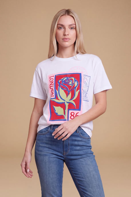 London Stamp Graphic T Shirt - Image 3