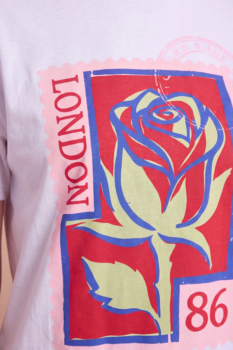 London Stamp Graphic T Shirt - Image 4