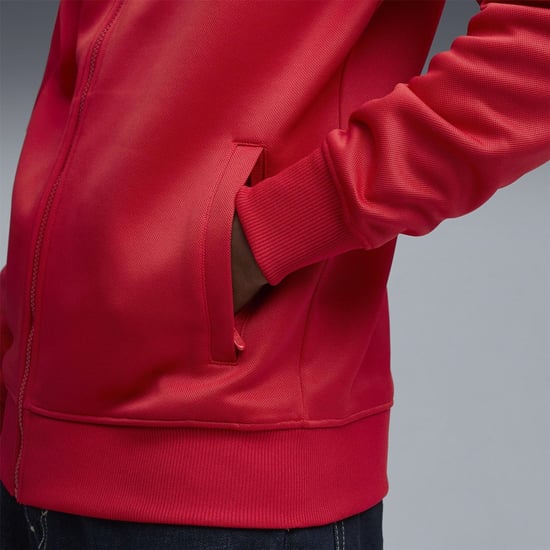 Men's Puma Ferrari Mt7 Track Jacket in Rosso Corsa - Image 5