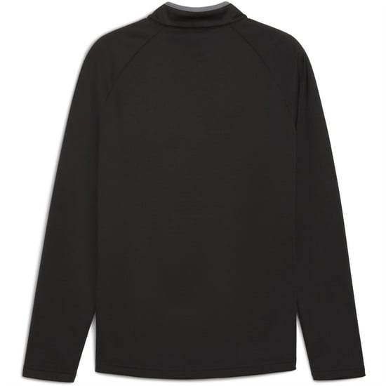 Men's Puma Waffle Fleece Pullover Jumper in Puma Black - Image 2