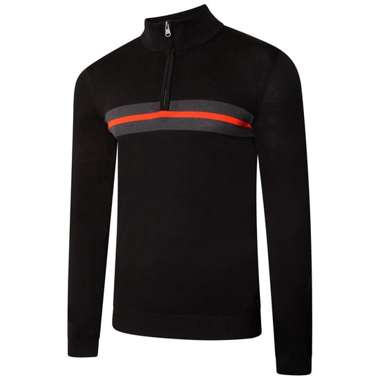 Men's Dare 2b Baselayer Top in Blk/AmberGlo - Image 2
