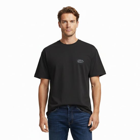 Men's Hugo Spray Tee in Black 001 - Image 3