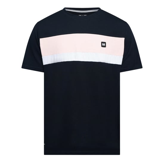 Men's Weekend Offender Crossword T-Shirt in Nvy/Pl Blsh/Wht - Image 1