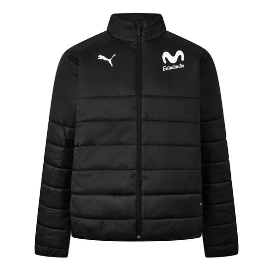 Men's Puma Estu Teamliga Padded Zip Performance Training Jacket in Black - Image 1