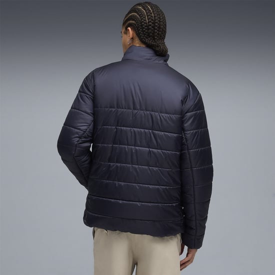 Men's Puma Padded Puffer Jacket in New Navy - Image 4