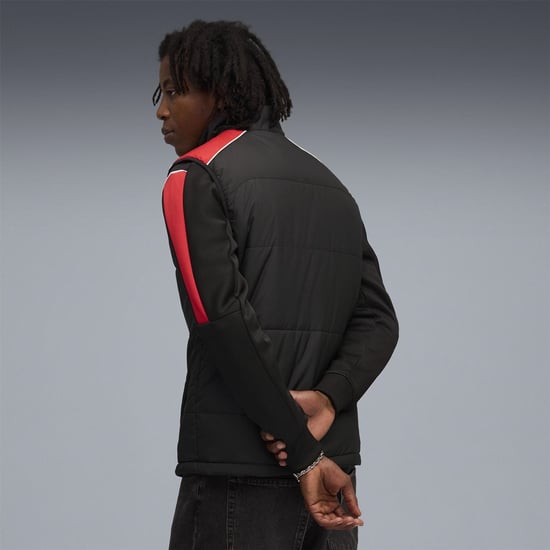Men's Puma Ferrari Mt7 Padded Gilet in Black - Image 4
