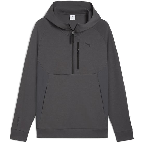 Men's Puma tech Half Zip Hoodie in Dusky Gray - Image 1
