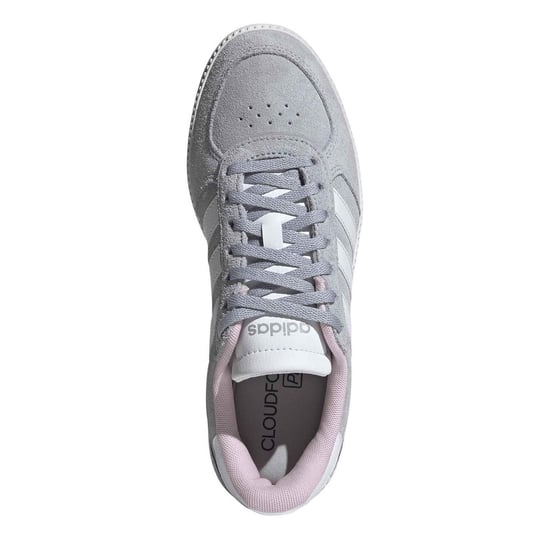 Women's adidas Breaknet Sleek Court Trainers in Halo Silver/Ftw - Image 5