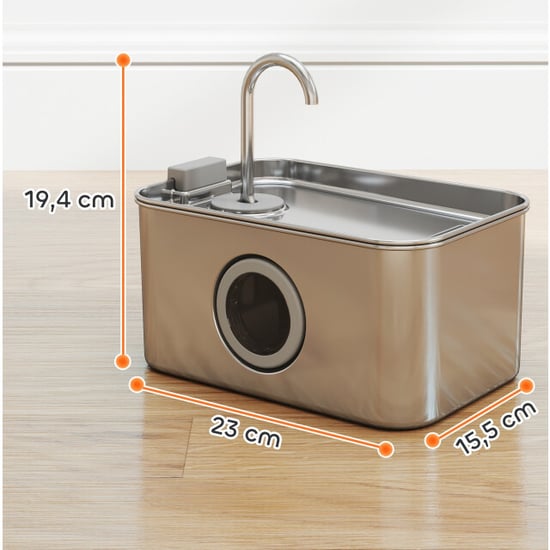 4goodz Kattenfontein 3,2l met stille pomp en actieve koolfilter - Image 5