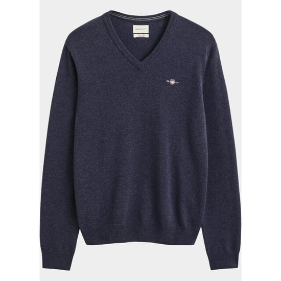Gant Pullover heren lamswollen trui met v-hals 87312/480 - Image 1