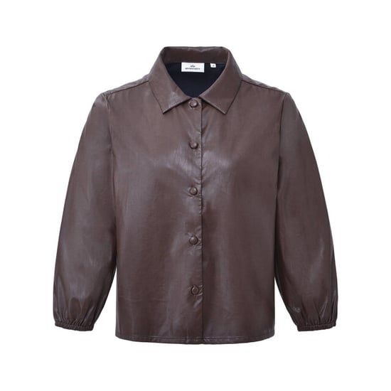 HV Polo Blouse lange mouw 04041057 merel - Image 1