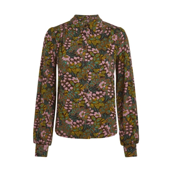 King Louie Carina blouse sierra bitter chocolate 10957 - Image 2