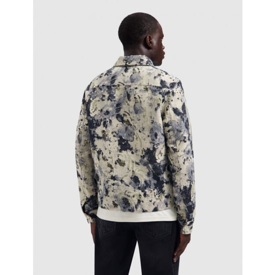 Pure Path 26030204 53 jacquard flower full-zip overshirt purep - Image 1