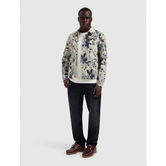 Pure Path 26030204 53 jacquard flower full-zip overshirt purep - Image 3