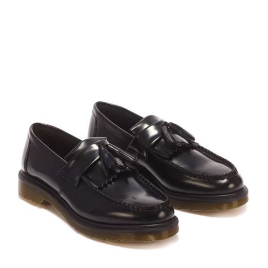 Dr. Martens Dr. martens adrian polished smooth black loafers unisex - Image 4