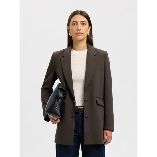 Selected Femme slfrita ls relaxed blazer mel noos 16094205 delicioso - Image 3