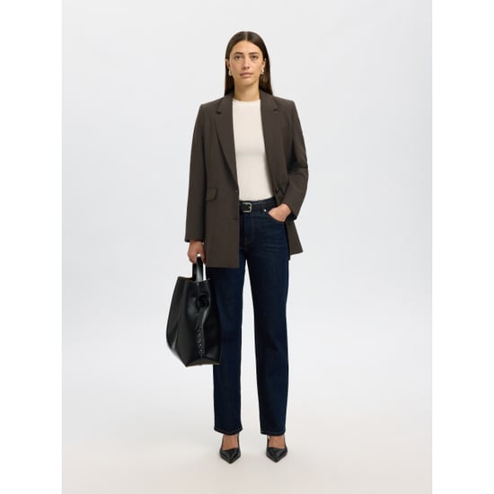 Selected Femme slfrita ls relaxed blazer mel noos 16094205 delicioso - Image 4