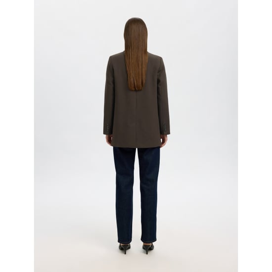 Selected Femme slfrita ls relaxed blazer mel noos 16094205 delicioso - Image 5