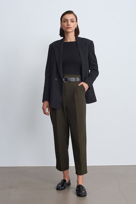 Dames Slim-fit Bootnek Langsleeve Blouse - Image 4