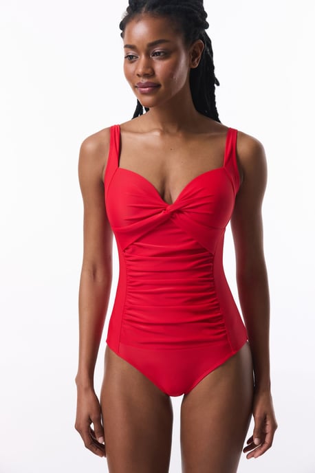 Shirred Balconette One-piece Swimsuit - Image 1