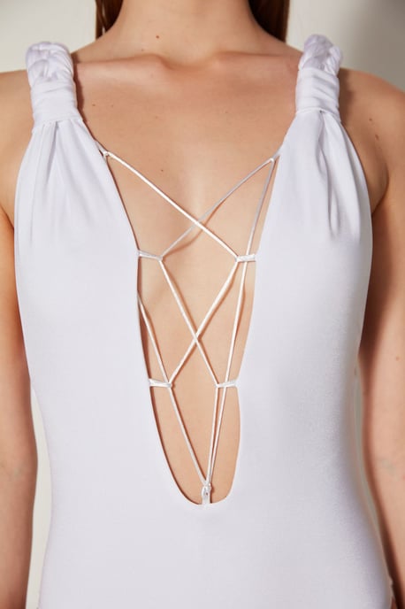 Solid Cut-Out Enbitarbikini - Image 4