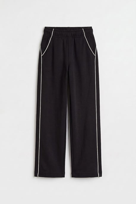 Jeugd Elastische Taille Brede Been Sweatpants - Image 4