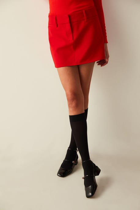 Elastiska Jersey Crew-strumpor - Image 1