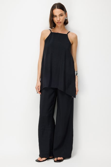 Brede-Pijpen Halter Jumpsuit - Image 5