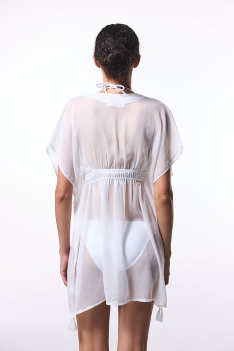 Transparent Mini Woven Kimono - Image 2