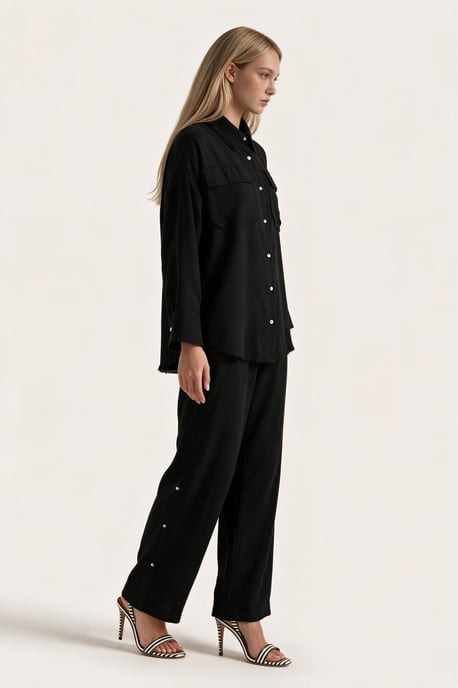 Linen Cotton Suit Set - Image 4