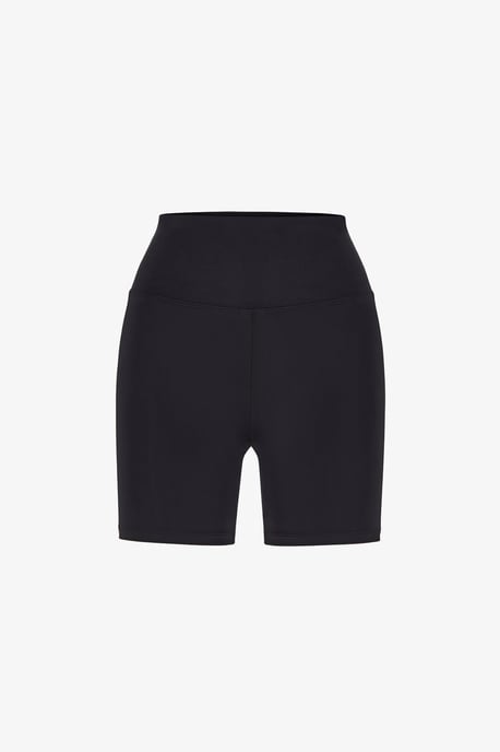 Högmidjade smala stickade shorts - Image 5