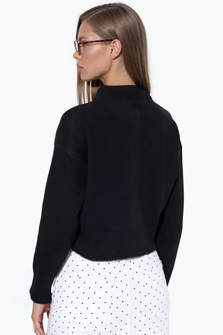 Korte Geribbelde Cardigan met Knopen - Image 2