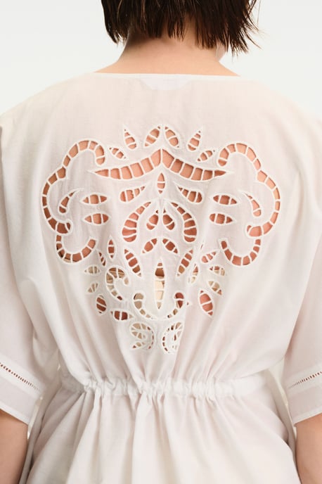 Geborduurde Katoenen Mini Kaftan - Image 5