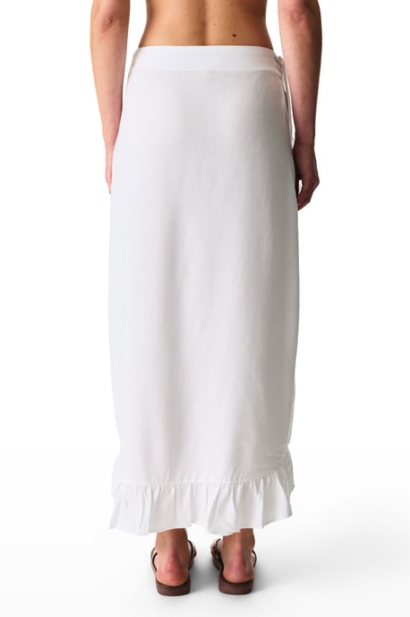Oversized Cotton Linen Tie-Front Cover-Up - Image 2