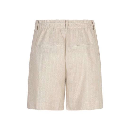 Red Button Cami short linen/visco pinestripe - Image 3