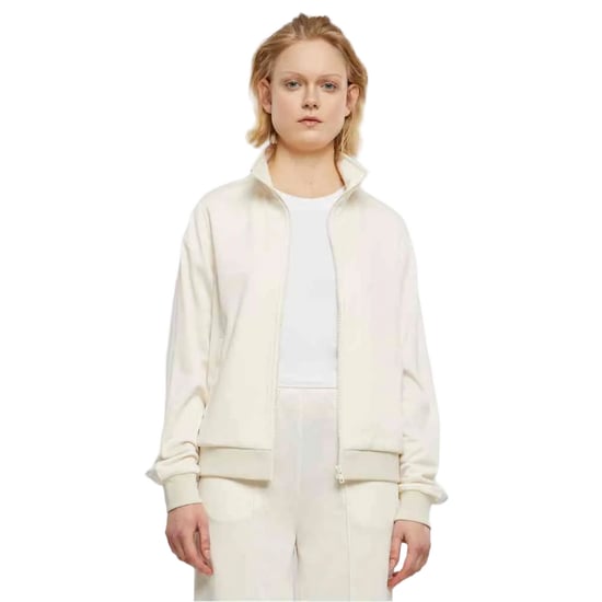 Urban Classics Dames/Dames Retro Track Jacket (Wit zand) - Image 1