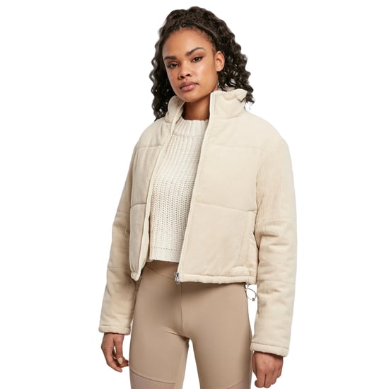 Urban Classics Dames/Dames Corduroy Pufferjas (Wit zand) - Image 3