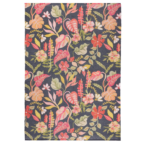 Furn Tropical Bloom Indoor/Outdoor Rug, Black - Image 4