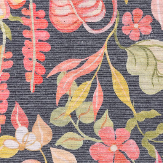 Furn Tropical Bloom Indoor/Outdoor Rug, Black - Image 5