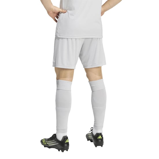 Men's adidas Football Shorts in Lght Grey/White - Image 4