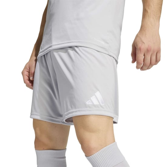 Men's adidas Football Shorts in Lght Grey/White - Image 5