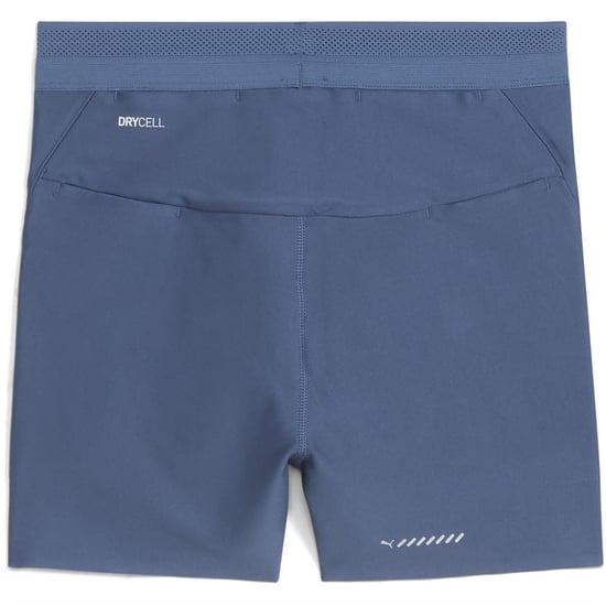 Women's Puma Raceday Ultraform 3 inch Short Tight Performance Running Shorts in Dark Indigo - Image 2