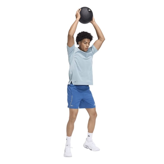 Men's adidas Performance Gym Shorts in Petrol Blue - Image 6