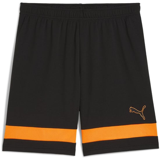 Men's Puma Attacanto Football Shorts in Black/Heat Fi - Image 1