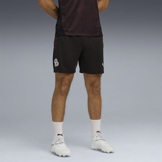 Men's Puma Never Stop Training Football Shorts in Black/Wh - Image 3