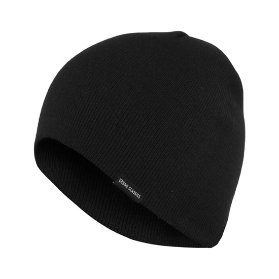Urban Classics Basic geribde muts (Zwart) - Image 1