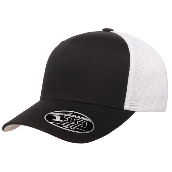 Flexfit 110 Tweekleurige Mesh Trucker-cap (Zwart/Wit) - Image 1