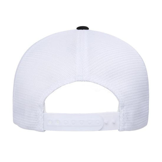 Flexfit 110 Tweekleurige Mesh Trucker-cap (Zwart/Wit) - Image 2