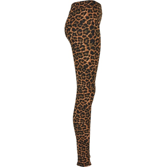 Urban Classics Womens/Ladies Soft Leopard Print Leggings (Dark) - Image 4