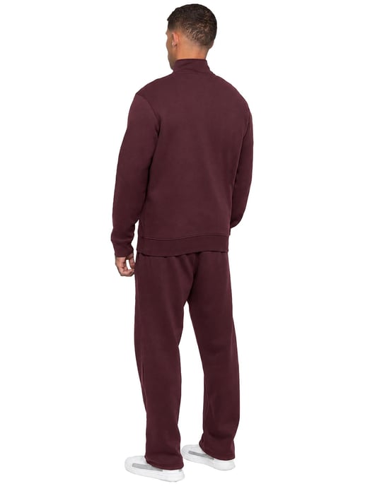 Enzo Milano | Mens Half Zip Sweatshirt Tracksuit Set - Image 2